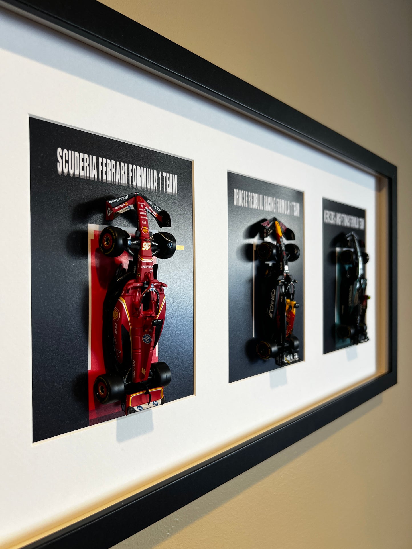 3 Car F1 Art Frame